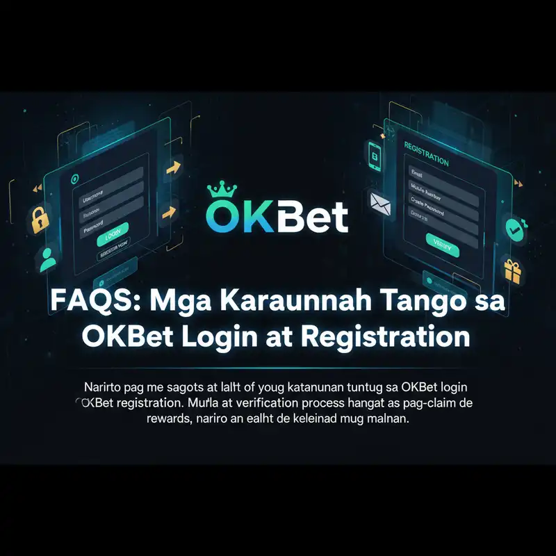 OKBet Login Registration FAQs Banner